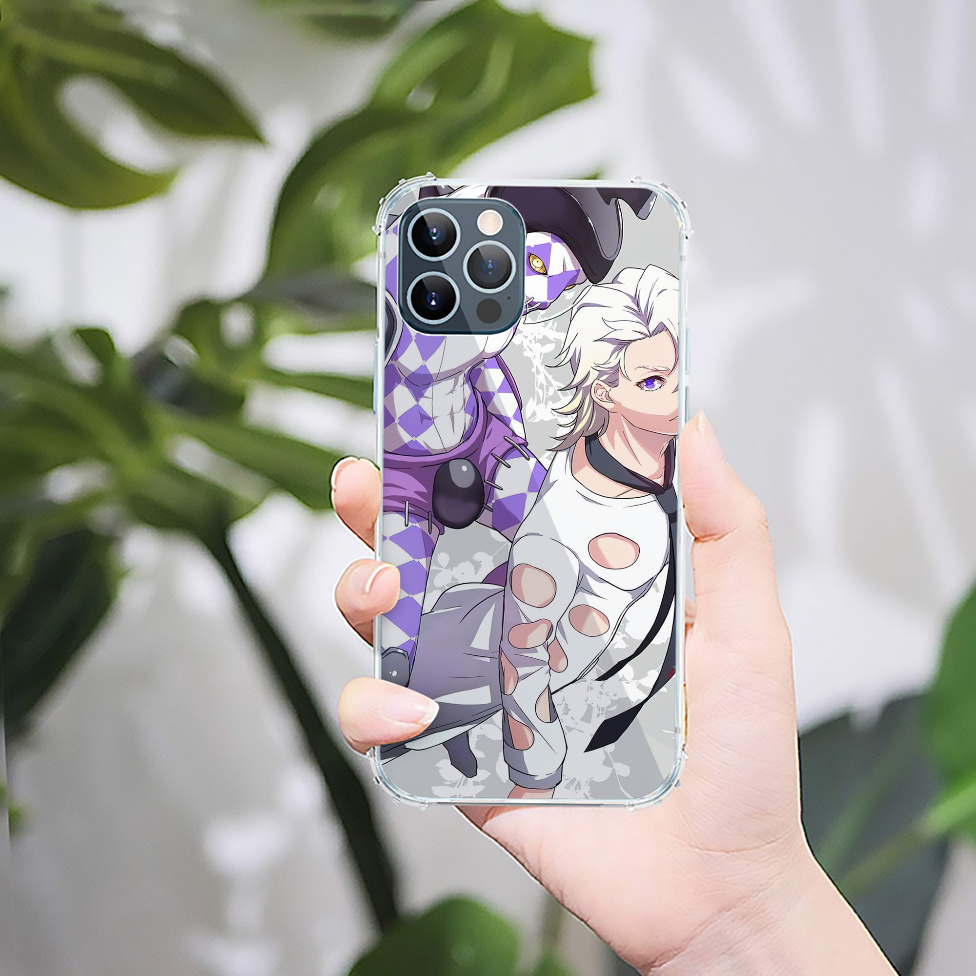 （画像用） ジョジョの奇妙な冒険 JoJo's Bizarre Adventure 【iPhone 12シリーズ対応】透明スマホケース（クリアソフトケース）